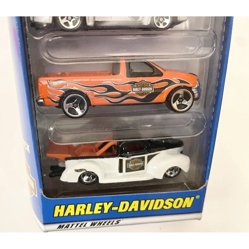 NEW HARLEY DAVIDSON 5 Pack Gift Set Die Cast Car 1:64 Hot Wheels #50030